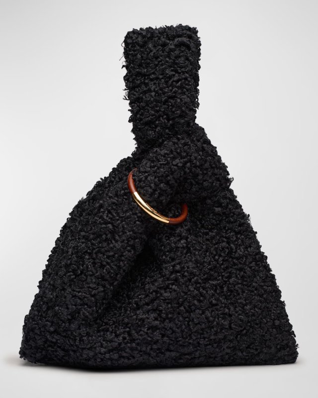 Jen Boucle Top-Handle Bag